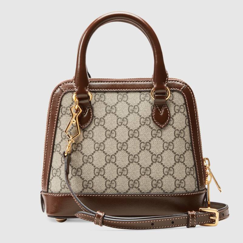 Gucci Horsebit 1955 Mini Top Handle Bag Shoulder Bag 640716 Dark Brown